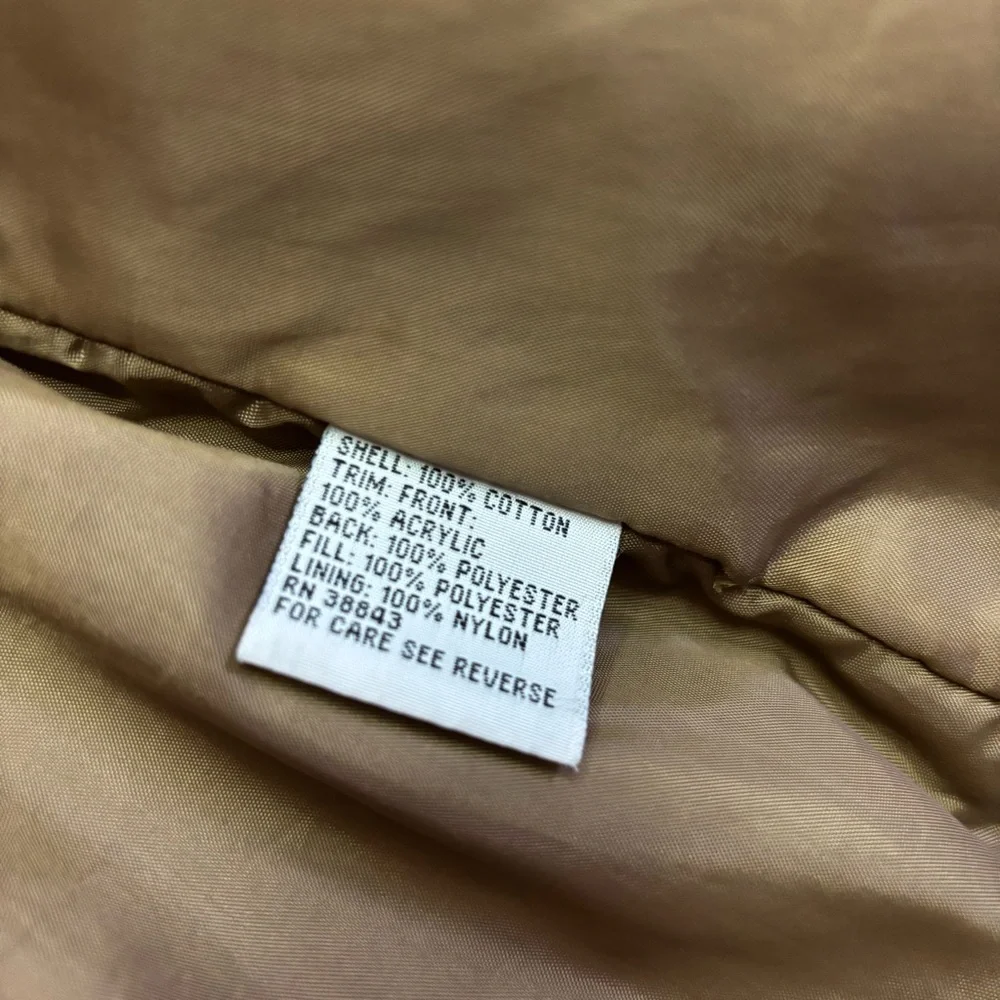 Vintage Y2K Women’s l.e.i. Brown Corduroy Jacket Faux Fur Collar and Trim size L - Picture 10 of 14